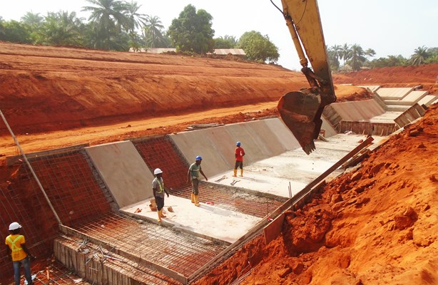 Construction and Bio remediation works at Ogane Aji Gully Erosion site